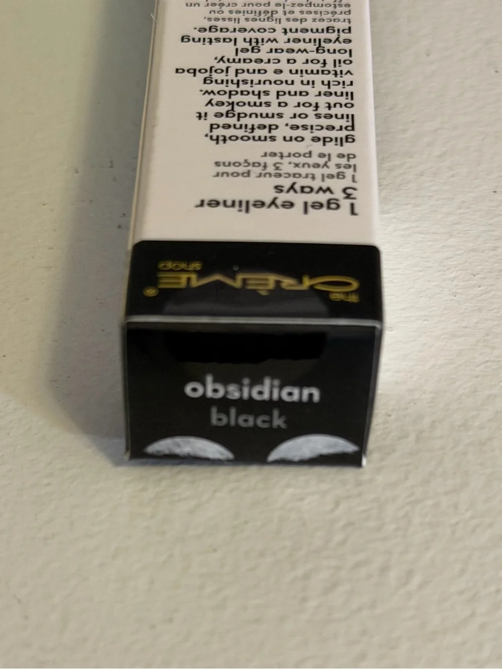 The Crème Shop 3 In 1 Chroma Gel Creme Eyeliner Obsidian Black